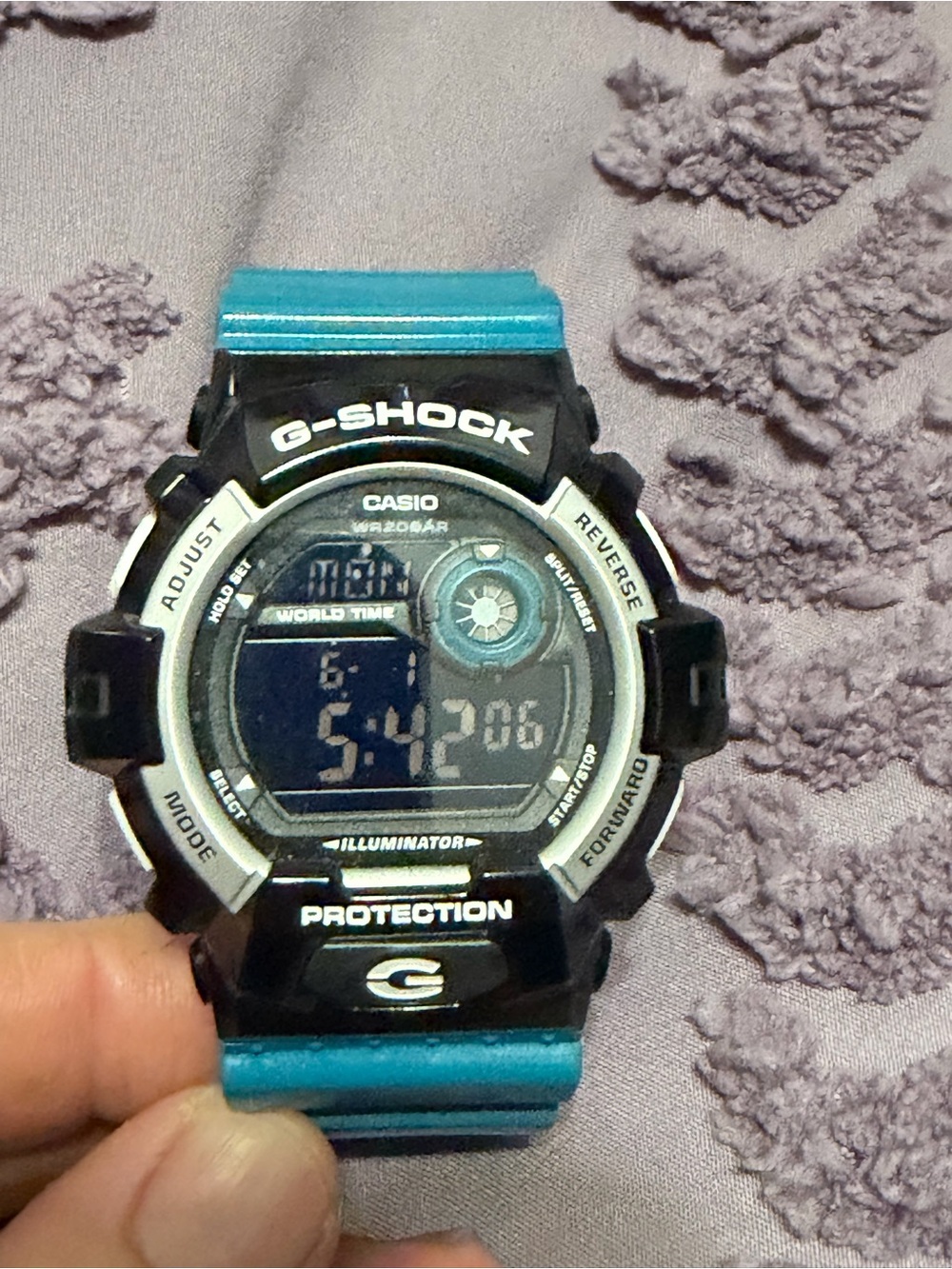 G-Shock Men's Digital Watch Black and Teal